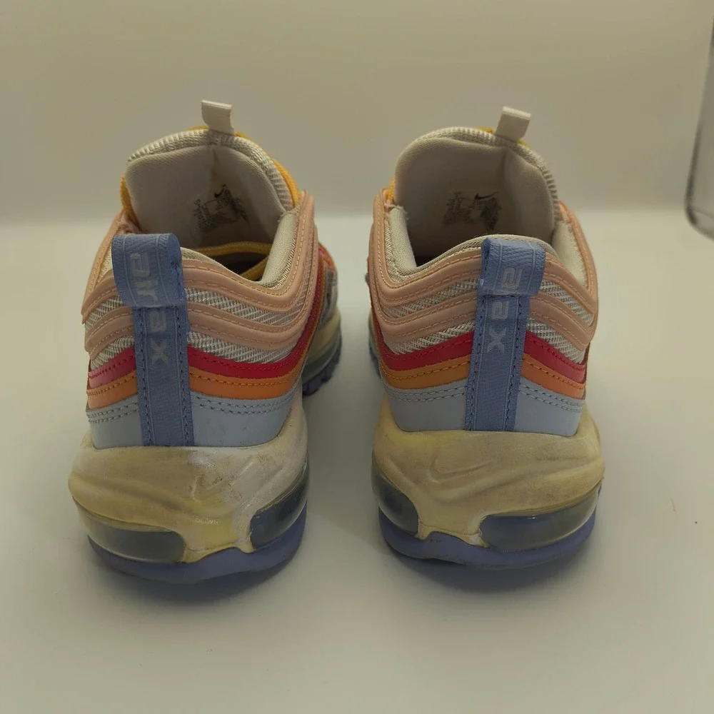 Nike‎ Air Max 97 Women's 7 Multicolor Pastel Rainbow Sneakers Low Top CW5588-001